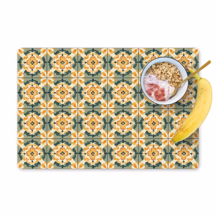 Keramiek - Verweerd - Kleurrijk Placemat vinyl groot 368 -zzzproduct_Kitchenyeah-website