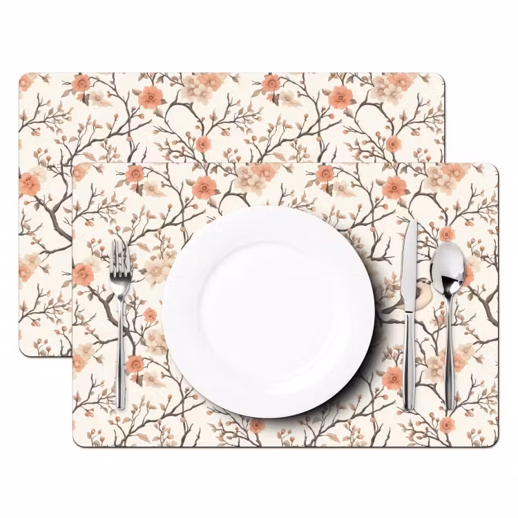 Kersenbloesem - Mus - Roze Placemat vinyl groot 368 -zzsfeer2_Kitchenyeah-website