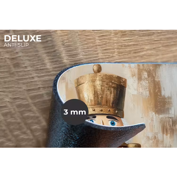 Kerst - Poppetje - Abstract Placemat vinyl groot -closeup