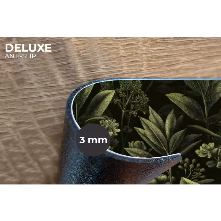Klassiek - Donker - Botanisch - Planten Placemat vinyl groot 368 -closeup