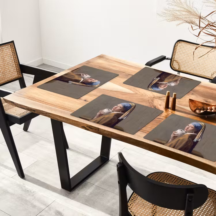 Klassiek - Humor - Kleurrijk Placemat vinyl groot -zzsfeer4_Kitchenyeah-website