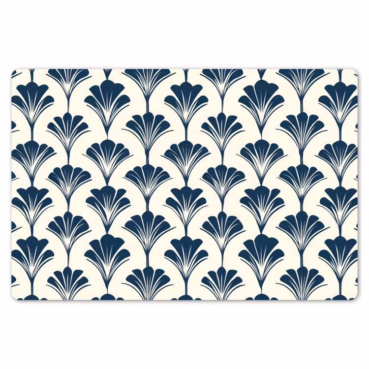 Klassiek - Motief - Blauw Placemat vinyl groot 368 -zzsfeer1_Kitchenyeah-website