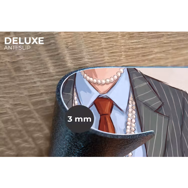 Kleding - Strik - Parels - Klassiek - Mode Placemat vinyl groot -closeup