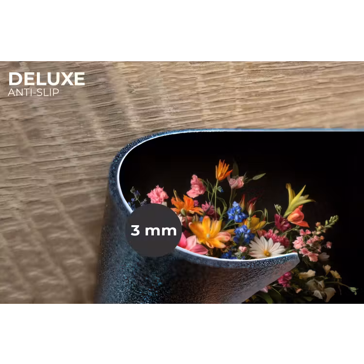 Kleur - Vaas - Bloemen - Boeket Placemat vinyl groot -closeup