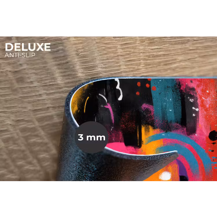 Kleurvlakken - Vormen - Kleurrijk - Abstract Placemat vinyl groot -closeup