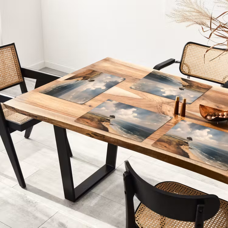 Klif - Zee - Boom Placemat vinyl groot -zzsfeer4_Kitchenyeah-website