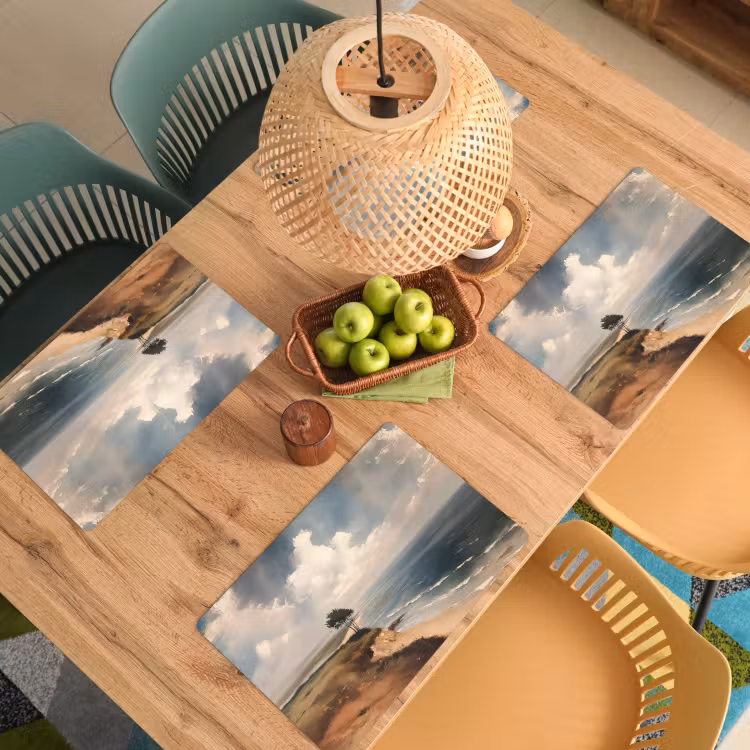Klif - Zee - Boom Placemat vinyl groot -zzsfeer5_Kitchenyeah-website