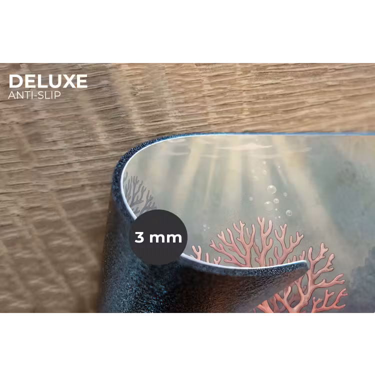 Koraal - Onderwater - Natuur - Roze Placemat vinyl groot -closeup