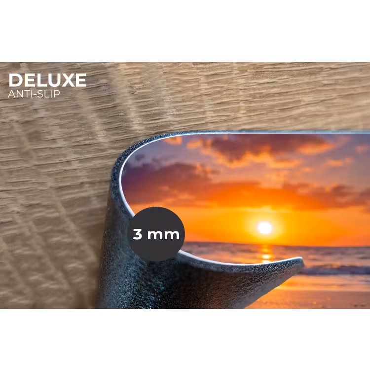 Kreeft - Strand - Natuur - Zonsondergang - Oranje Placemat vinyl groot -closeup