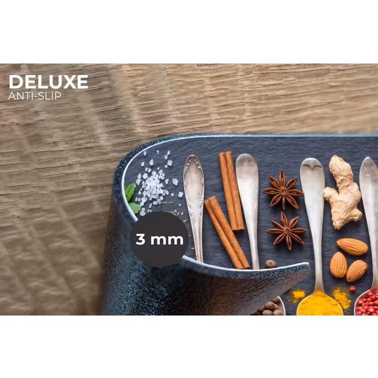 Kruiden - Lepels - Culinair - Kleurrijk - Sfeervol Placemat vinyl groot -closeup