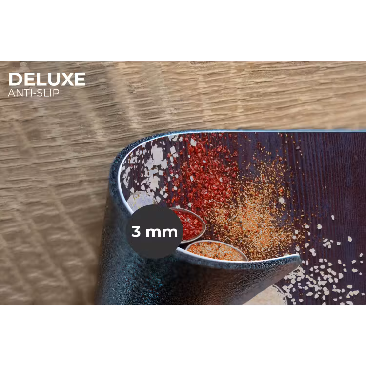 Kruiden - Lepels - Specerijen - Industrieel Placemat vinyl groot -closeup