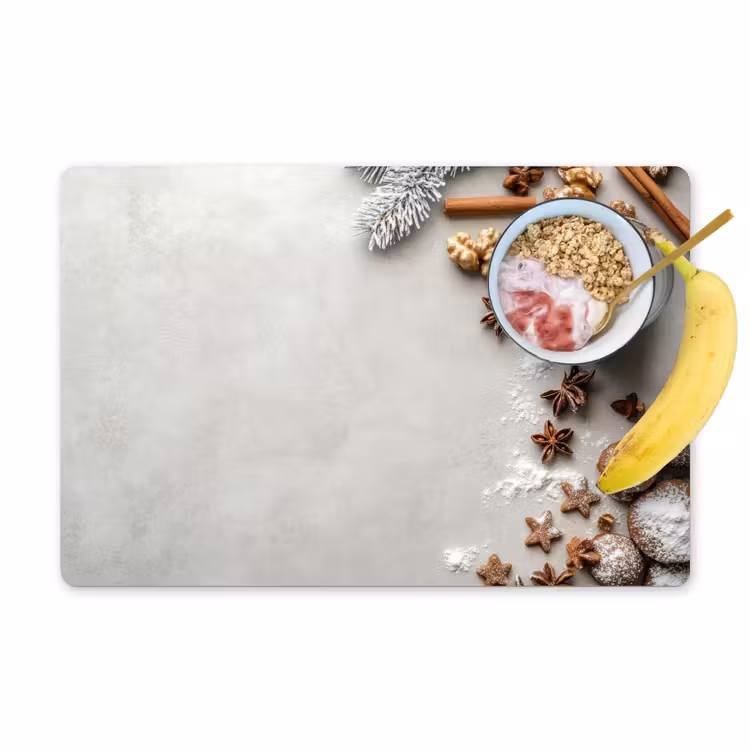 Kruiden - Winter - Melk - Beton Placemat vinyl groot -zzzproduct_Kitchenyeah-website