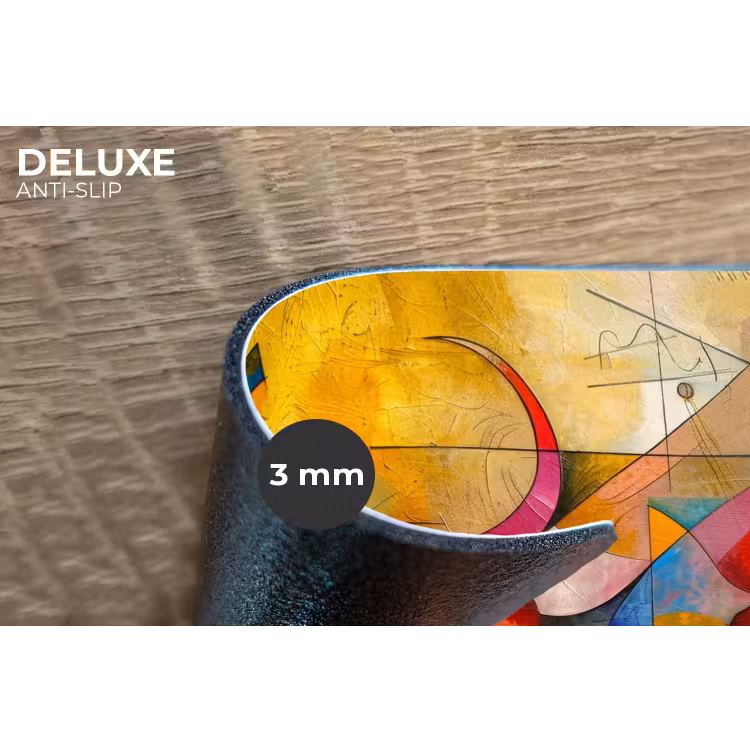 Kunst - Abstract - Aesthetic - Kleurrijk - Art Placemat vinyl groot -closeup