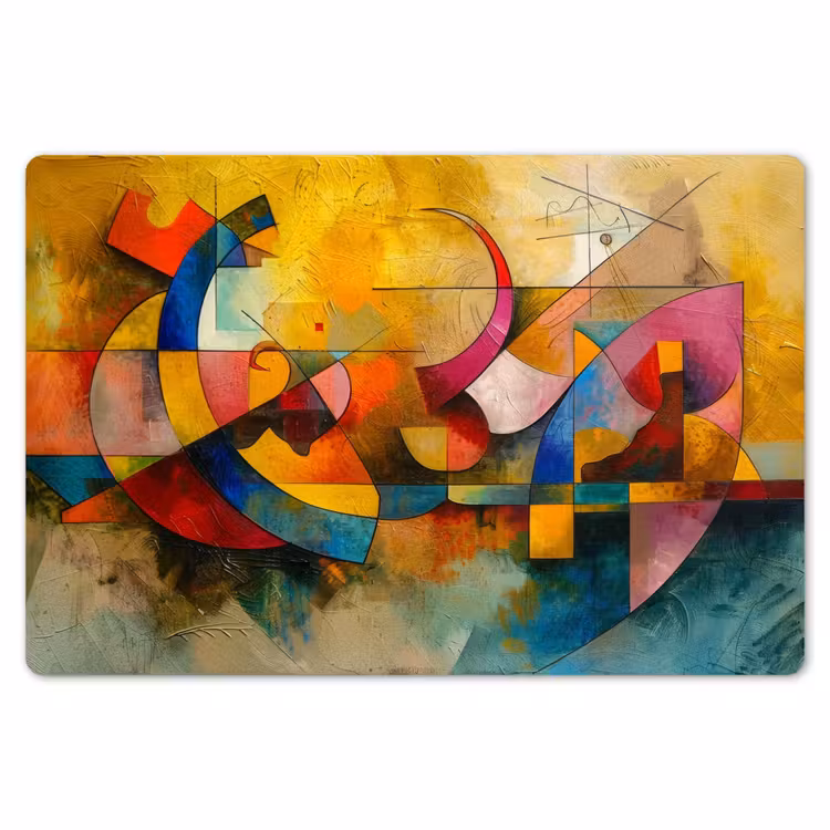 Kunst - Abstract - Aesthetic - Kleurrijk - Art Placemat vinyl groot -zzsfeer1_Kitchenyeah-website
