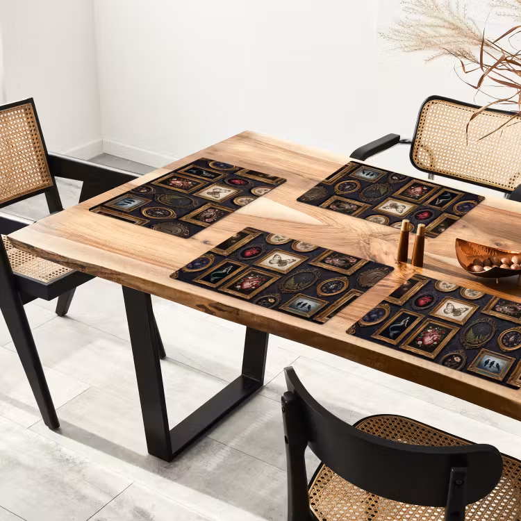 Kunst - Collectie - Vintage - Klassiek - Donker Placemat vinyl groot -zzsfeer4_Kitchenyeah-website