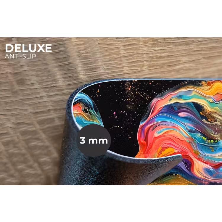 Kunst - Kleurrijk - Vrouw - Art - Abstract - Gezichten Placemat vinyl groot -closeup