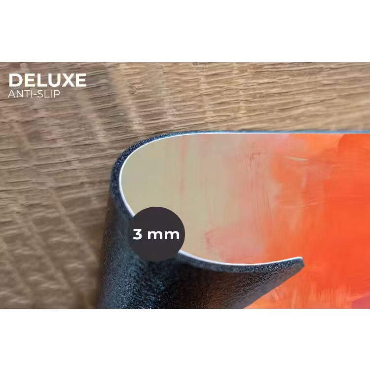 Kunst - Vloeiend - Overgangen - Oranje Placemat vinyl groot -closeup