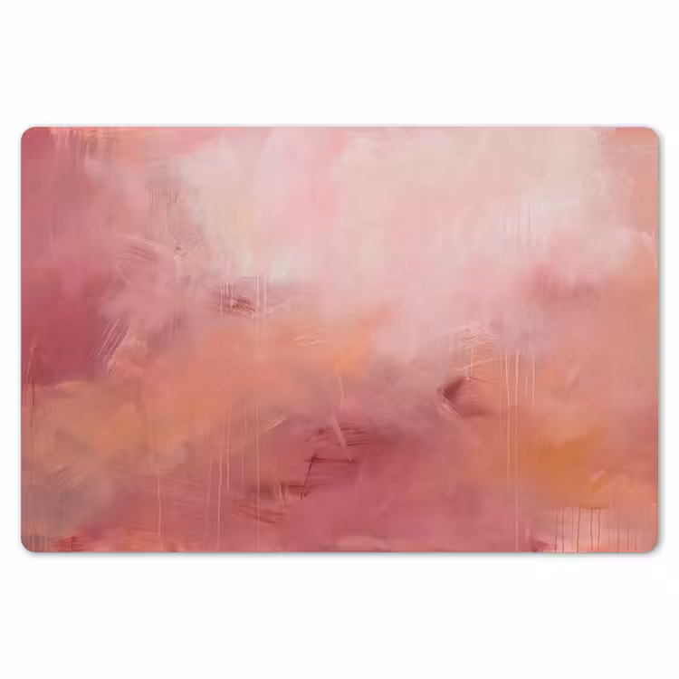 Kunst - Vloeiend - Pastel - Abstract Placemat vinyl groot -zzsfeer1_Kitchenyeah-website