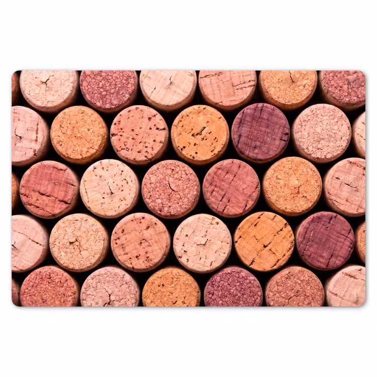 Kurk - Patroon - Abstract - Modern - Rood Placemat vinyl groot -zzsfeer1_Kitchenyeah-website