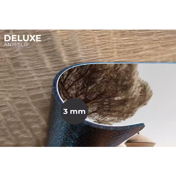 Kust - Klif - Boom - Gebouw Placemat vinyl groot -closeup