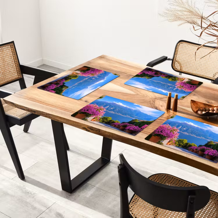 Lake Como - Italië - Landschap Placemat vinyl groot -zzsfeer4_Kitchenyeah-website