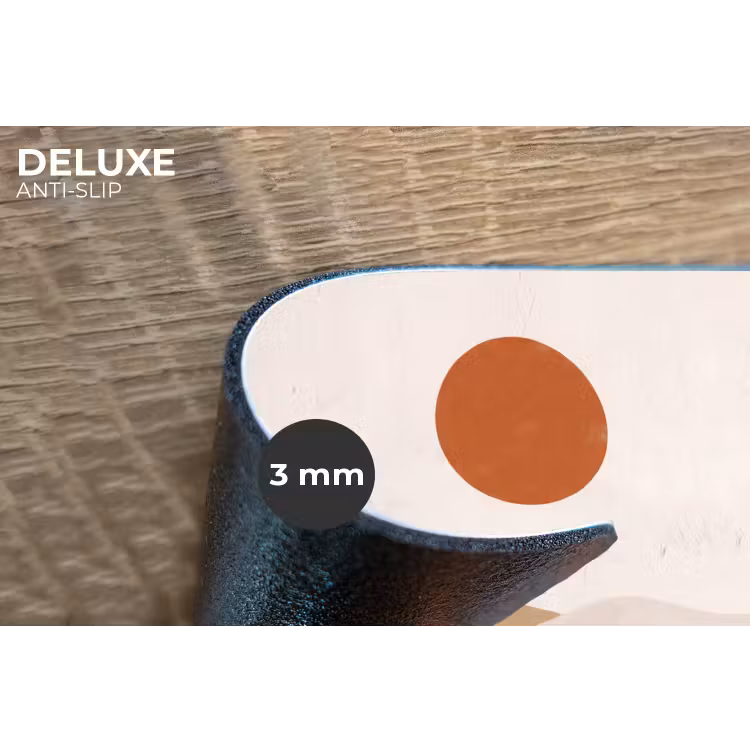 Landschap - Heuvels - Zon - Abstract - Oranje Placemat vinyl groot -closeup