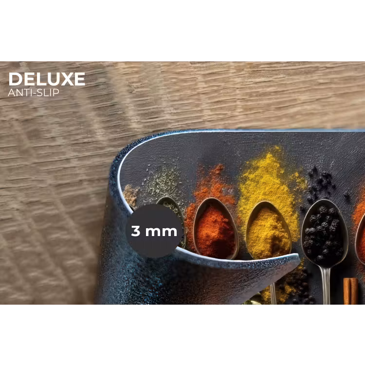Lepels - Specerijen - Kaneel - Chili Placemat vinyl groot -closeup