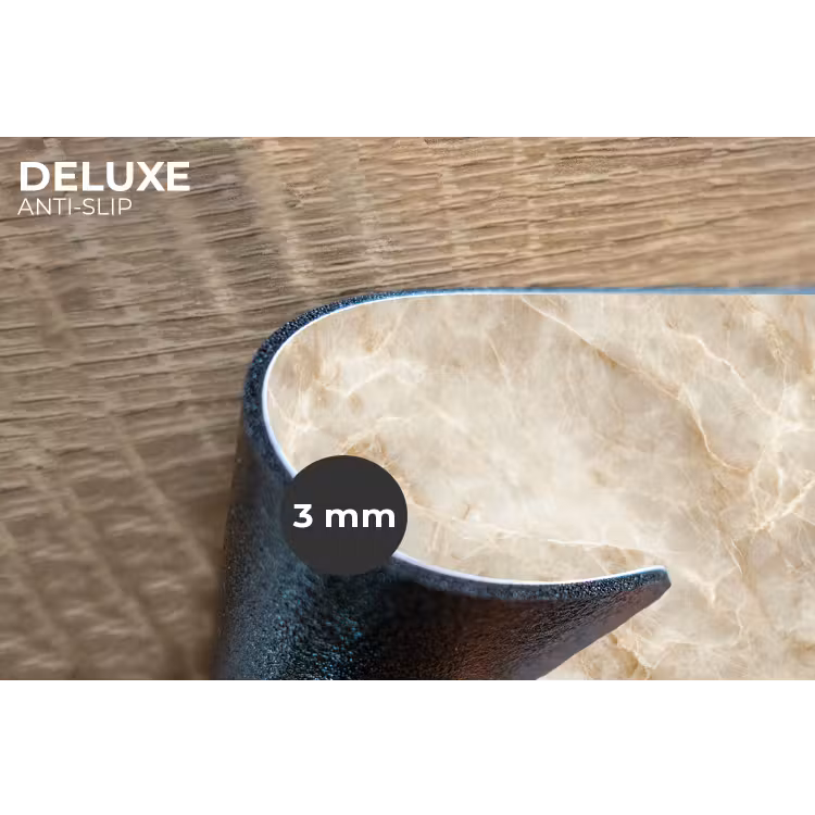 Lichtbeige - Onyx - Subtiel Placemat vinyl groot 368 -closeup