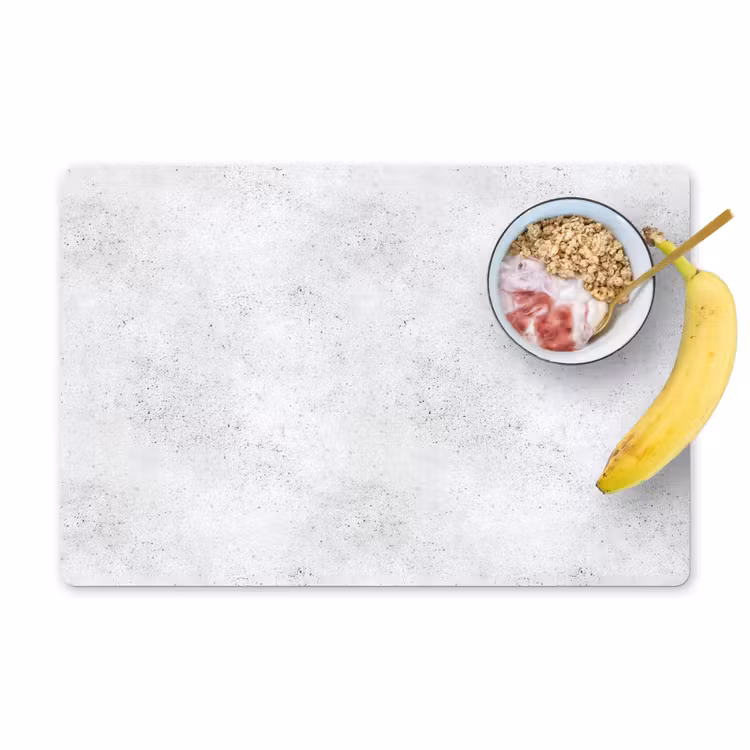 Lichtgrijs - Betonstructuur - Subtiel Placemat vinyl groot 368 -zzzproduct_Kitchenyeah-website