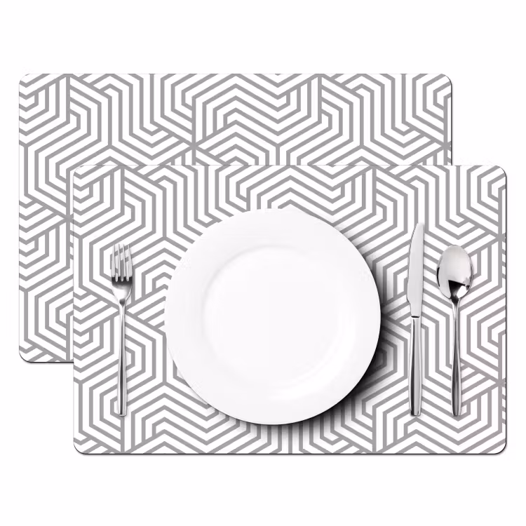 Lijn - Design - Geometrie - Patroon Placemat vinyl groot 368 -zzsfeer2_Kitchenyeah-website
