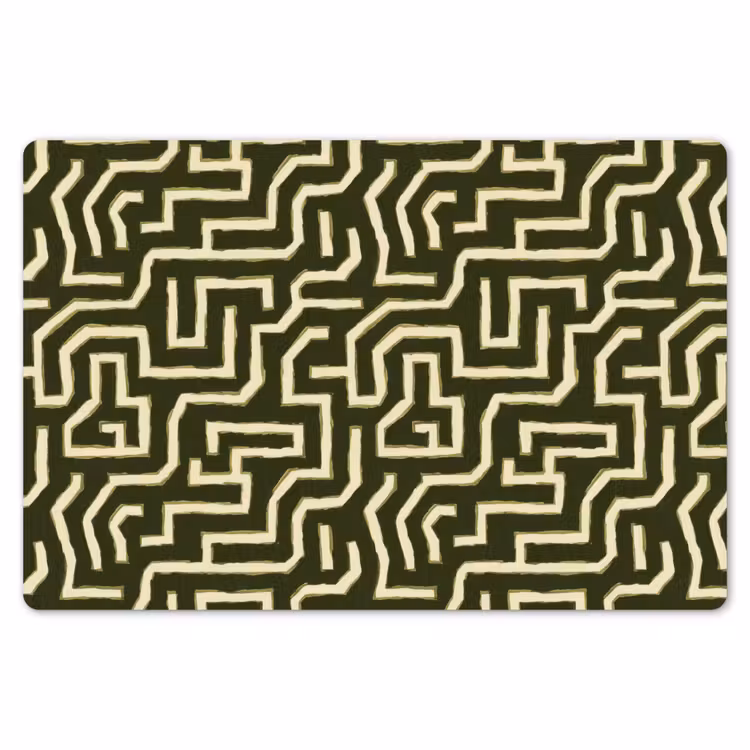 Lijnen - Abstract - Groen Placemat vinyl groot 368 -zzsfeer1_Kitchenyeah-website