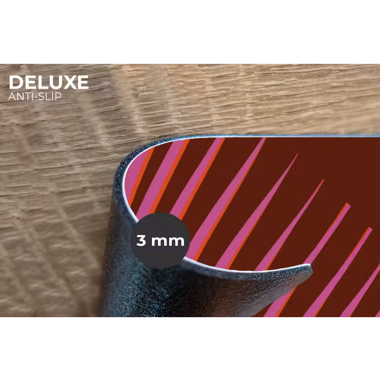Lijnen - Rood - Beweging Placemat vinyl groot -closeup