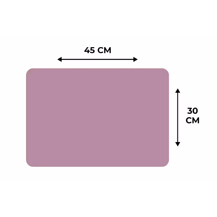 Lilac - Paars - Mauve Placemat vinyl groot 368 -specs
