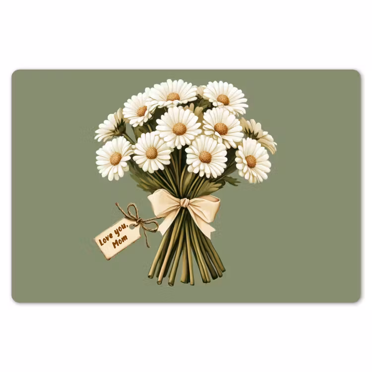 Lint - Boeket - Groen - Quote Placemat vinyl groot -zzsfeer1_Kitchenyeah-website