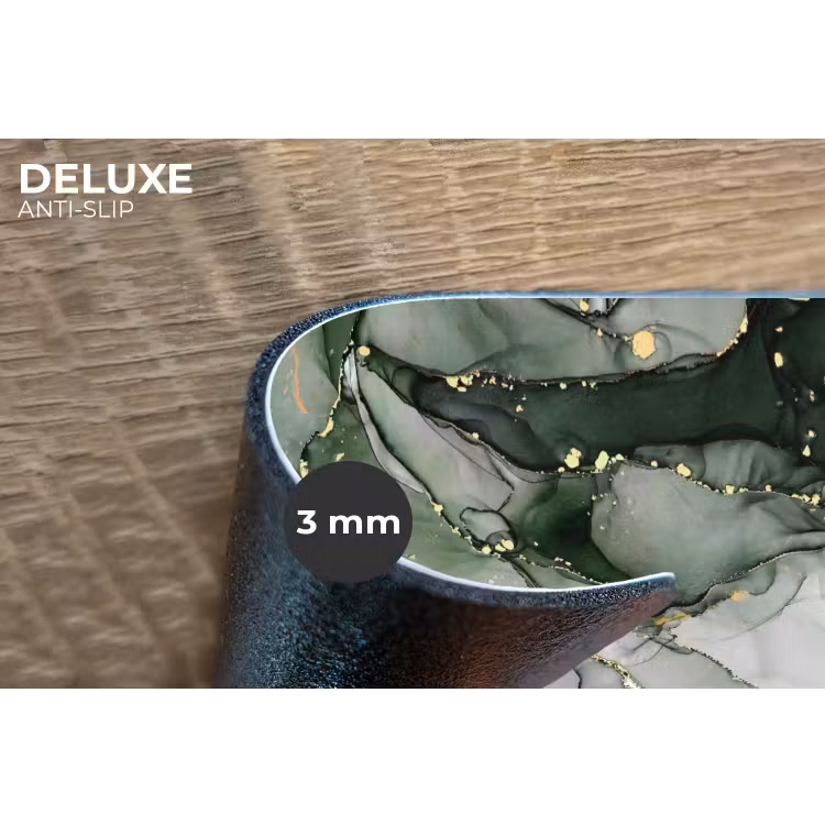 Luxe - Marmer - Groen Placemat vinyl groot -closeup