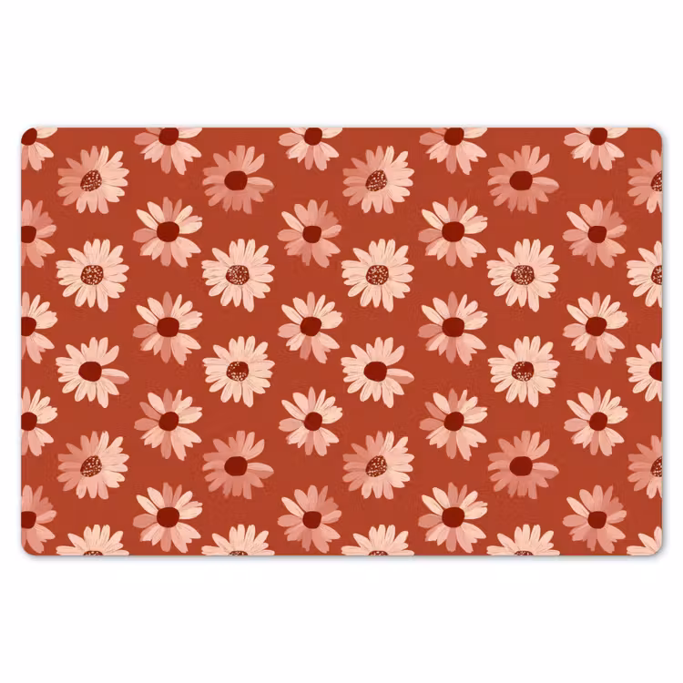 Madelief - Retro - Terracotta Placemat vinyl groot 368 -zzsfeer1_Kitchenyeah-website