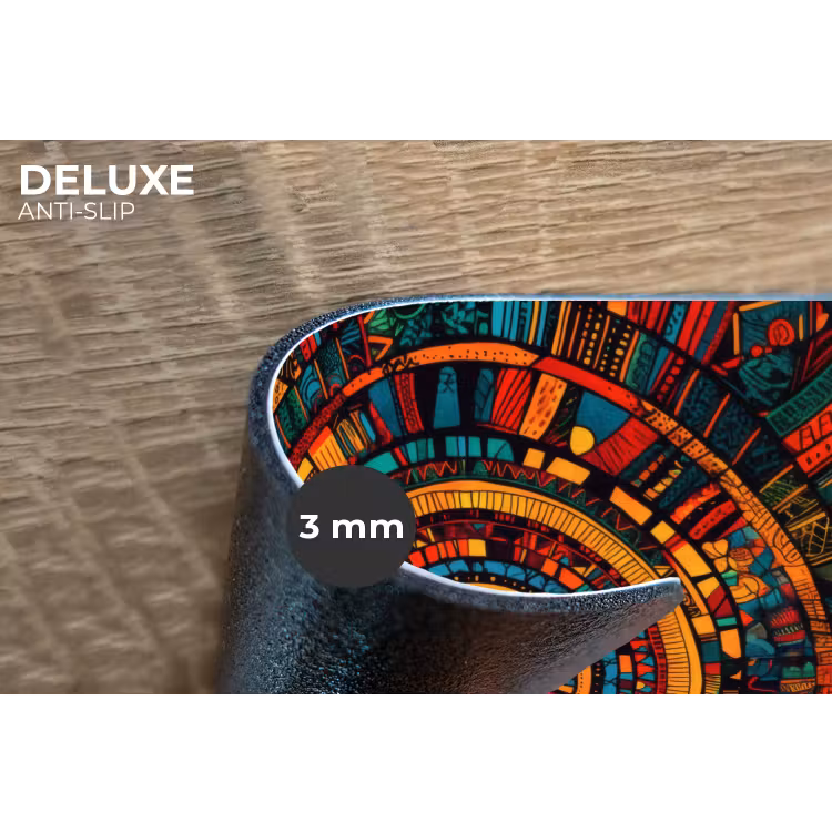 Mandala - Cirkels - Patronen Placemat vinyl groot -closeup