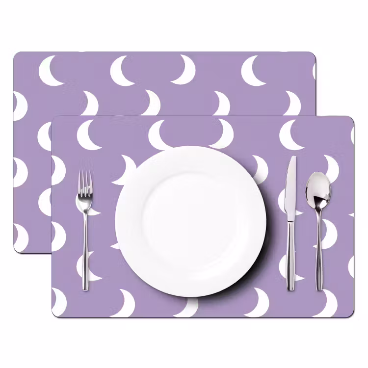 Manen - Patroon - Paars Placemat vinyl groot 368 -zzsfeer2_Kitchenyeah-website