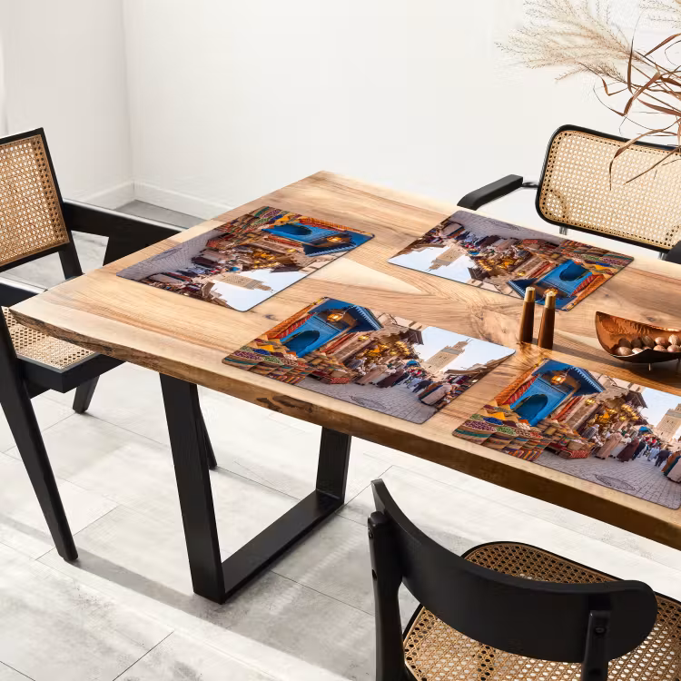 Placemat - 6 stuks - Markt - Oosters - Kleurrijk - Markt - Oosters - Kleurrijk Placemat vinyl groot
