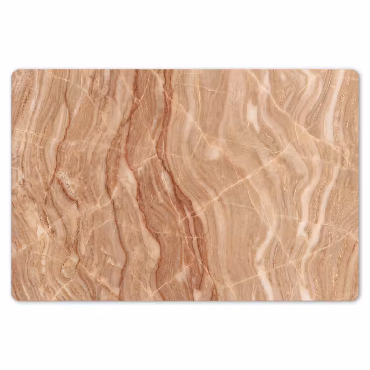 Marmer - Ader - Natuur - Abstract - Beige Placemat vinyl groot -zzsfeer1_Kitchenyeah-website