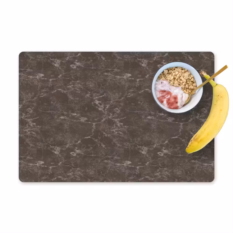 Marmer - Aders - Bruin Placemat vinyl groot 368 -zzzproduct_Kitchenyeah-website