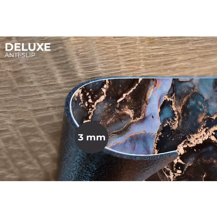 Marmer - Goud - Rosé Placemat vinyl groot -closeup