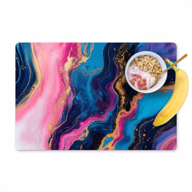 Marmer - Modern - Goud Placemat vinyl groot -zzzproduct_Kitchenyeah-website
