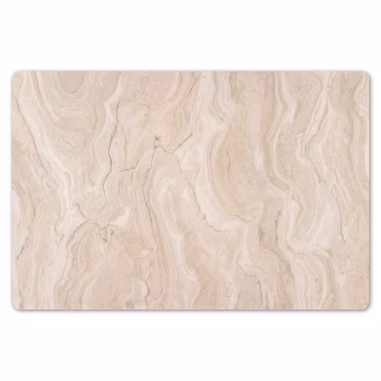 Marmer - Patroon - Beige - Steen - Abstract Placemat vinyl groot -zzsfeer1_Kitchenyeah-website