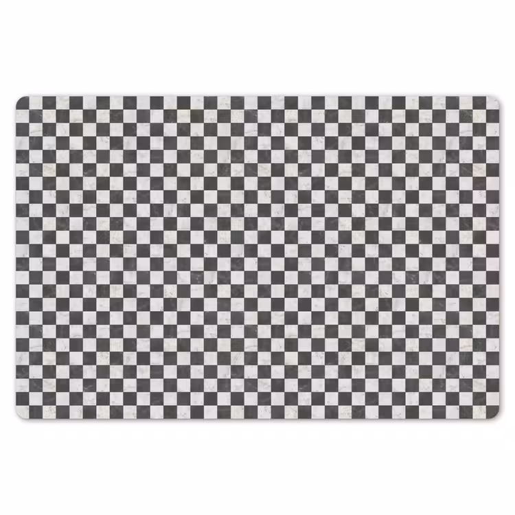Marmer - Patroon - Grijs Placemat vinyl groot 368 -zzsfeer1_Kitchenyeah-website