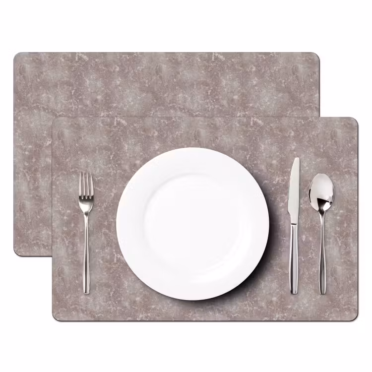 Marmer - Patroon - Mauve Placemat vinyl groot 368 -zzsfeer2_Kitchenyeah-website
