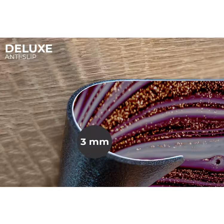 Marmer - Roze - Goud - Glitter - Marmerlook - Luxe Placemat vinyl groot -closeup