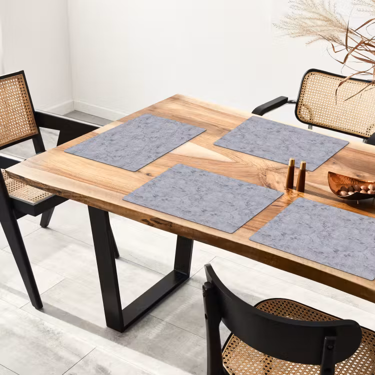 Marmerplaat - Patroon - Grijs Placemat vinyl groot 368 -zzsfeer4_Kitchenyeah-website