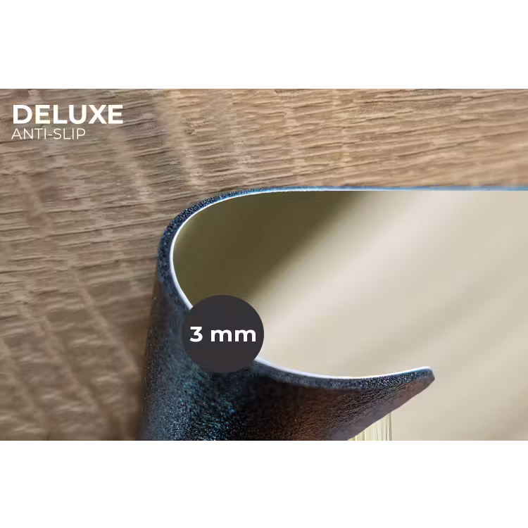 Matcha - Glas - Groen - Minimalistisch Placemat vinyl groot -closeup