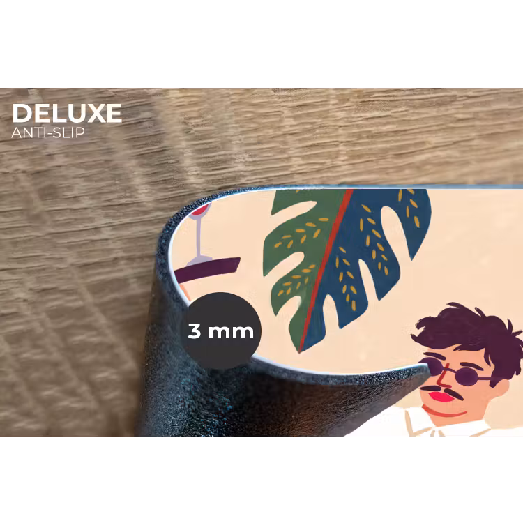 Mensen - Dienblad - Eten - Modern - Kleurrijk Placemat vinyl groot -closeup